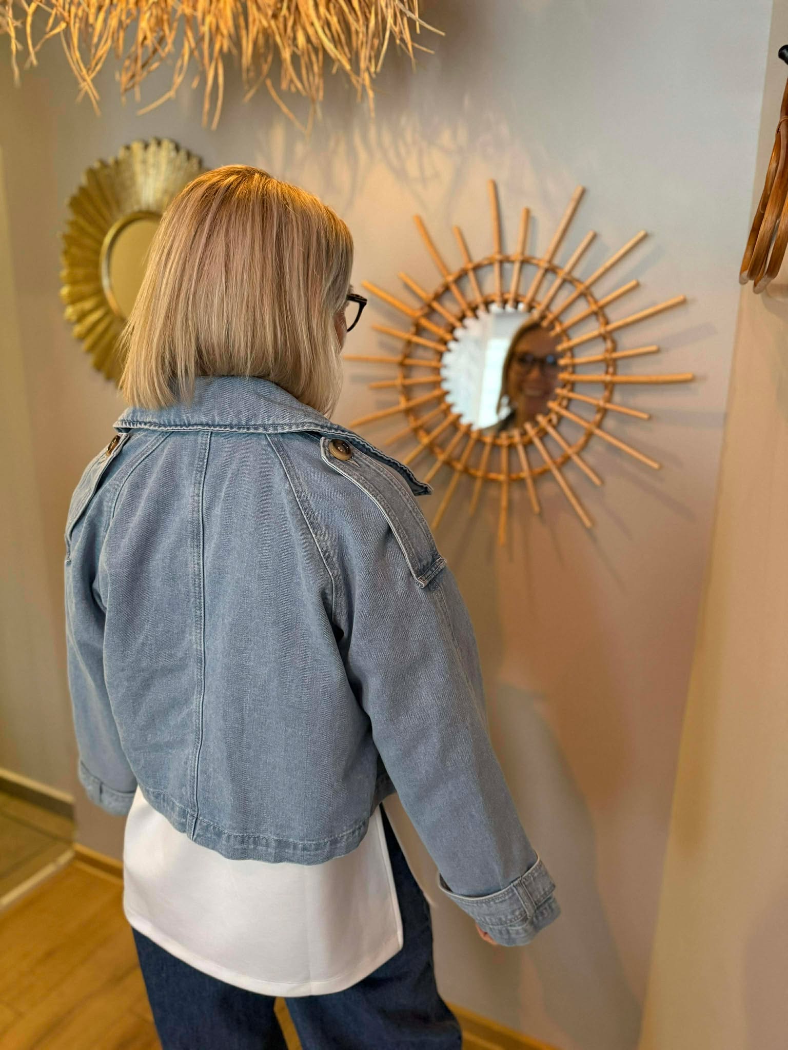 VMLELOU Jacket - Light Blue Denim